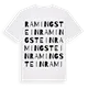 Ramingstein ordlek t-shirt