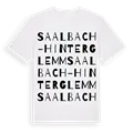 Saalbach-Hinterglemm ordlek t-shirt