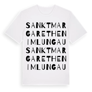 Sankt Margarethen im Lungau ordlek t-shirt – ekologisk bomull t-shirt från Pinshirt