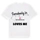 Någon i Sankt Martin bei Lofer älskar mig t-shirt