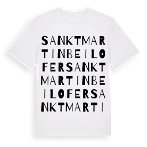 Sankt Martin bei Lofer ordlek t-shirt – ekologisk bomull t-shirt från Pinshirt