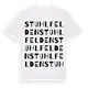 Stuhlfelden ordlek t-shirt