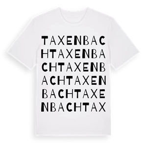 Taxenbach ordlek t-shirt – ekologisk bomull t-shirt från Pinshirt