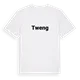 Tweng fetstil t-shirt
