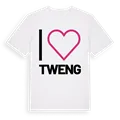Jag älskar Tweng t-shirt stort tryck