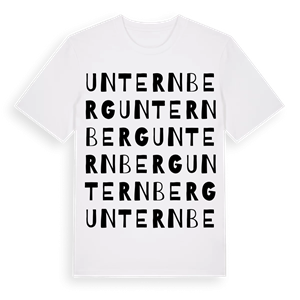 Unternberg ordlek t-shirt – ekologisk bomull t-shirt från Pinshirt