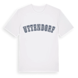 Uttendorf college t-shirt – ekologisk bomull t-shirt från Pinshirt