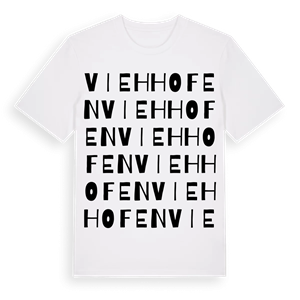 Viehhofen ordlek t-shirt – ekologisk bomull t-shirt från Pinshirt