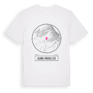 Alanlı Mahallesi t-shirt – ekologisk bomull t-shirt från Pinshirt