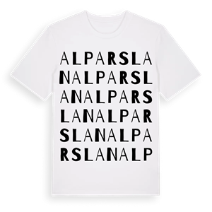 Alparslan ordlek t-shirt – ekologisk bomull t-shirt från Pinshirt
