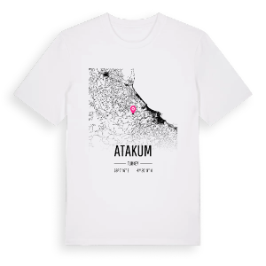 Atakum karta t-shirt – ekologisk bomull t-shirt från Pinshirt