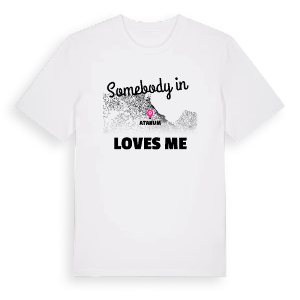 Någon i Atakum älskar mig t-shirt – ekologisk bomull t-shirt från Pinshirt