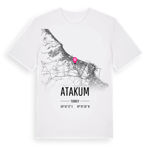 Atakum karta t-shirt – ekologisk bomull t-shirt från Pinshirt