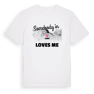 Någon i Canik älskar mig t-shirt – ekologisk bomull t-shirt från Pinshirt