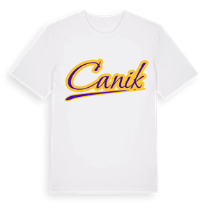 Canik baseball t-shirt – ekologisk bomull t-shirt från Pinshirt