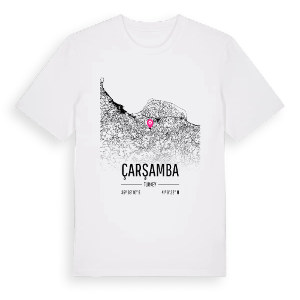 Çarşamba karta t-shirt – ekologisk bomull t-shirt från Pinshirt