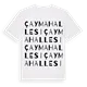 Çay Mahallesi ordlek t-shirt