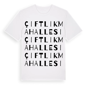 Çiftlik Mahallesi ordlek t-shirt – ekologisk bomull t-shirt från Pinshirt