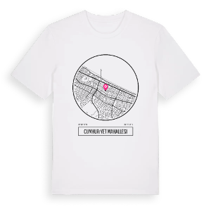 Cumhurıyet Mahallesi t-shirt – ekologisk bomull t-shirt från Pinshirt
