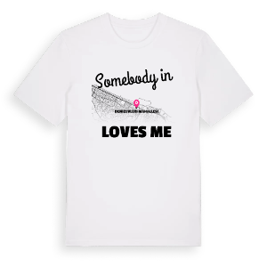 Någon i Denizevleri Mahallesi älskar mig t-shirt – ekologisk bomull t-shirt från Pinshirt