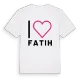 Jag älskar Fatih t-shirt stort tryck