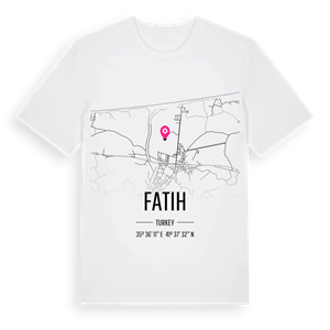 Fatih karta t-shirt – ekologisk bomull t-shirt från Pinshirt