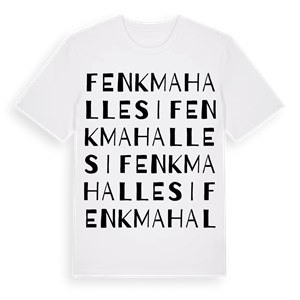 Fenk Mahallesi ordlek t-shirt – ekologisk bomull t-shirt från Pinshirt