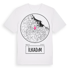 İlkadım t-shirt – ekologisk bomull t-shirt från Pinshirt