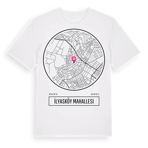 İlyasköy Mahallesi t-shirt – ekologisk bomull t-shirt från Pinshirt
