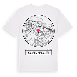 Kalkancı Mahallesi t-shirt – ekologisk bomull t-shirt från Pinshirt