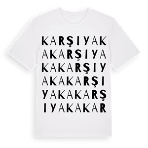 Karşıyaka ordlek t-shirt – ekologisk bomull t-shirt från Pinshirt