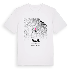 Kavak karta t-shirt – ekologisk bomull t-shirt från Pinshirt