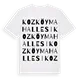 Kozköy Mahallesi ordlek t-shirt