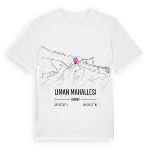 Liman Mahallesi karta t-shirt – ekologisk bomull t-shirt från Pinshirt