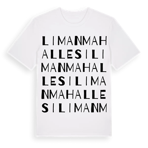 Liman Mahallesi ordlek t-shirt – ekologisk bomull t-shirt från Pinshirt