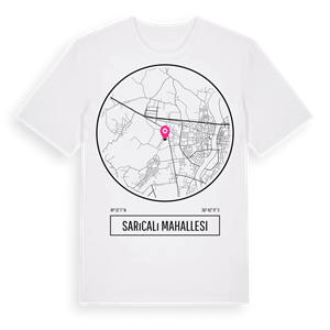 Sarıcalı Mahallesi t-shirt – ekologisk bomull t-shirt från Pinshirt