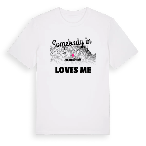 Någon i Vezirköprü älskar mig t-shirt – ekologisk bomull t-shirt från Pinshirt