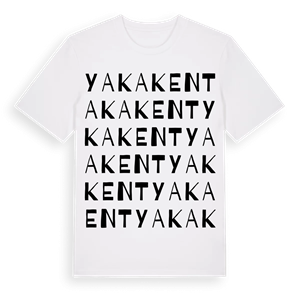 Yakakent ordlek t-shirt – ekologisk bomull t-shirt från Pinshirt