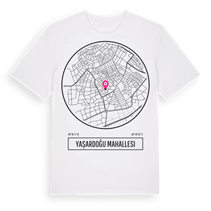 Yaşardoğu Mahallesi t-shirt – ekologisk bomull t-shirt från Pinshirt