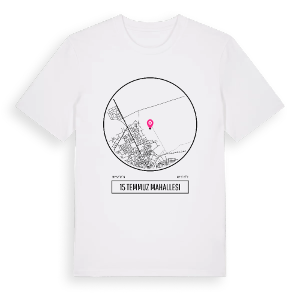15 Temmuz Mahallesi t-shirt – ekologisk bomull t-shirt från Pinshirt