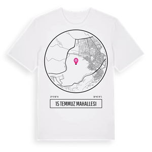 15 Temmuz Mahallesi t-shirt – ekologisk bomull t-shirt från Pinshirt