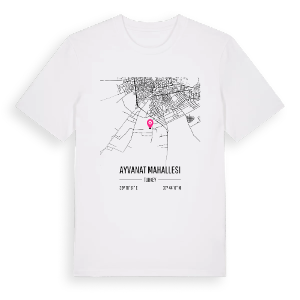Ayvanat Mahallesi karta t-shirt – ekologisk bomull t-shirt från Pinshirt