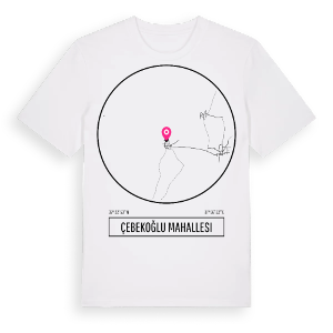 Çebekoğlu Mahallesi t-shirt – ekologisk bomull t-shirt från Pinshirt