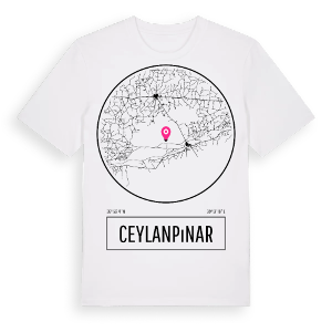 Ceylanpınar t-shirt – ekologisk bomull t-shirt från Pinshirt