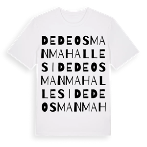 Dedeosman Mahallesi ordlek t-shirt – ekologisk bomull t-shirt från Pinshirt