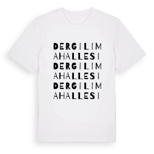Dergili Mahallesi ordlek t-shirt – ekologisk bomull t-shirt från Pinshirt