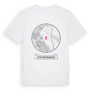Eyyüp Nebi Mahallesi t-shirt – ekologisk bomull t-shirt från Pinshirt