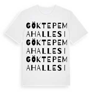 Göktepe Mahallesi ordlek t-shirt – ekologisk bomull t-shirt från Pinshirt