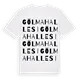 Göl Mahallesi ordlek t-shirt