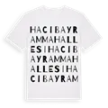 Hacıbayram Mahallesi ordlek t-shirt